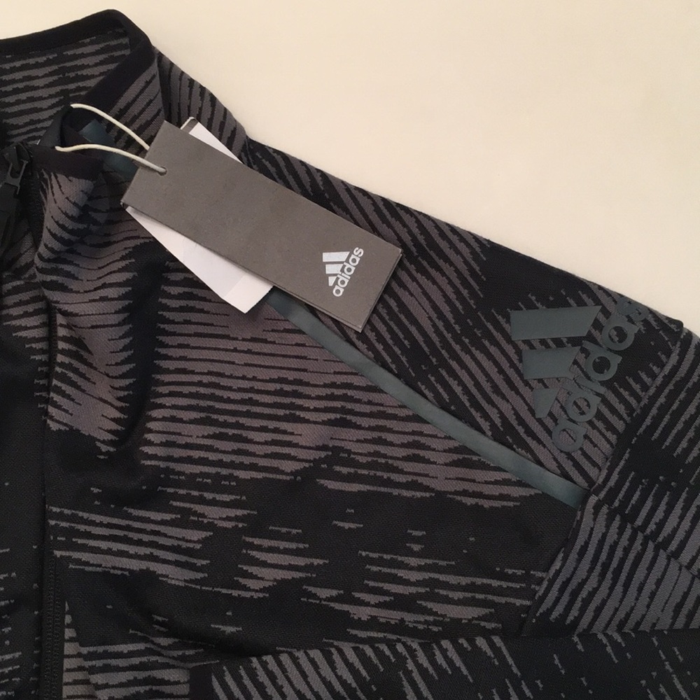 Adidas Women's Pulse Cover-Up zipped Jacket Pullover Top - Picture 7 of 9